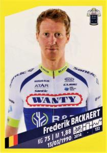 2019 Panini Tour de France #318 Frederik Backaert Front